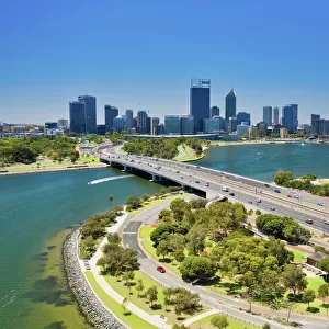 Aerial view of Perth, Western Australia