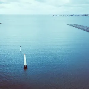 Aerial view of the Port Melbourne and Princess Pier Aerial view of the Port Melbourne and Princess Pier