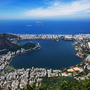 Aerial View of Rio de Janeiro From Sugarloaf Mountain, Brazil, South America Aerial View of Rio de Janeiro From Sugarloaf Mountain, Brazil, South America