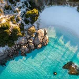 Aerial View of Twilight Beach, Esperance Western Australia - 4K DRONE PHOTO Aerial View of Twilight Beach, Esperance Western Australia - 4K DRONE PHOTO