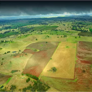 Agriculture aerial view