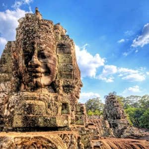 Angkor Thom, Bayon Temple, Siem Reap, Cambodia
