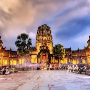 Angkor Wat Lights Up Angkor Wat Lights Up
