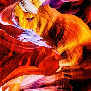 Upper Antelope Canyon Ceiling Print