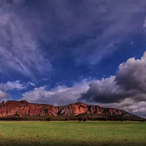 Arapiles escarpment in rural Western Victoria, Australia