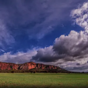 Arapiles escarpment in rural Western Victoria, Australia