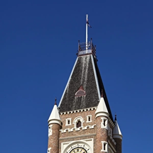 Architectural detail of the clock tower of Perth