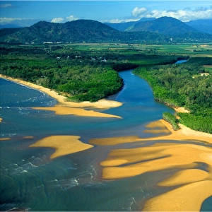 Areial view of the Cairns area, north Queensland, Australia
