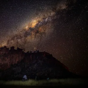 Astro Photography of the Milky Way above Glen Helen Gorge, West MacDonnell National Park