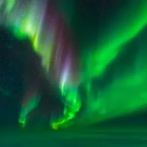 Aurora from the air Aurora from the air