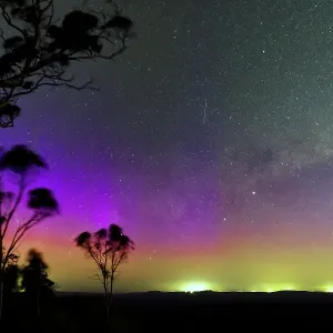 Aurora Australis Seen from Mount Dale - Armadale, Western Australia Aurora Australis Seen from Mount Dale - Armadale, Western Australia