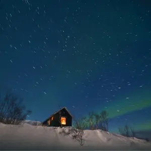 Aurora Borealis appearing over Abisko Lapland, Sweden Aurora Borealis appearing over Abisko Lapland, Sweden