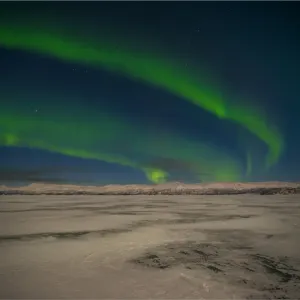 Aurora Borealis appearing over Abisko Lapland, Sweden Aurora Borealis appearing over Abisko Lapland, Sweden