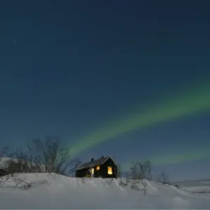 Aurora Borealis appearing over Abisko Lapland, Sweden Aurora Borealis appearing over Abisko Lapland, Sweden