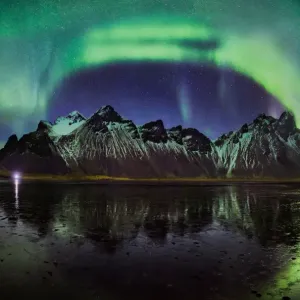 Aurora over Stokksnes Aurora over Stokksnes