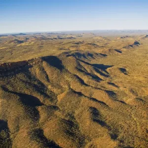 Australia, Northern Territory, Alice Springs, McDonnell Ranges, Landscape, aerial view Australia, Northern Territory, Alice Springs, McDonnell Ranges, Landscape, aerial view