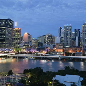 Australia, Queensland, Brisbane, City Skyline