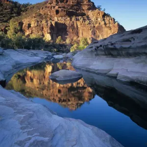 Australia, Queensland, Porcupine River and Porcupine Gorge, sunrise