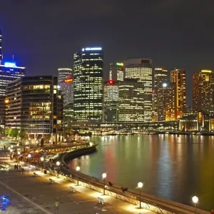 Sydney Cove Print at Night