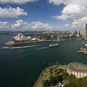 Australia, Sydney, Sydney Harbour, aerial view