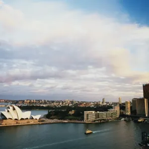 Australia, Sydney, Sydney Harbour and Opera House, aerial view Australia, Sydney, Sydney Harbour and Opera House, aerial view