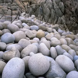 Australia, Tasmania, Flinders Island, eroded granite rocks on coast Australia, Tasmania, Flinders Island, eroded granite rocks on coast