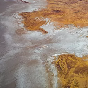 Australian Outback Aerial Photography over Lake Eyre