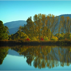Autumn reflections near Mount Beauty in Central Victoria