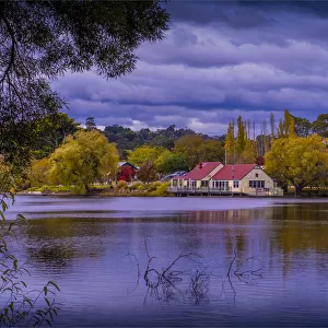 Autumnal colours in the country town of Daylesford, Central Victoria, Australia