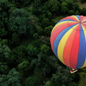 Balloon Over The Masai Mara