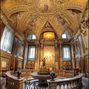 The Baptistery in Santa Maria Maggiore, Rome, Italy