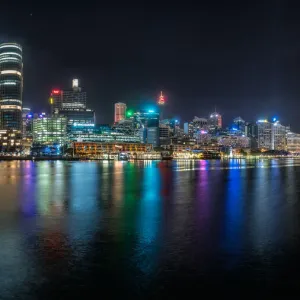 Barangaroo, Sydney at Night Parorama