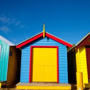 Beach huts on Brighton Beach