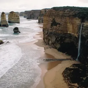 Beach waterfall Beach waterfall
