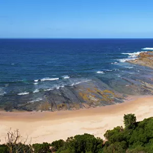 Beautiful beach and rock outcrop near Inverloch, Victoria, Australia