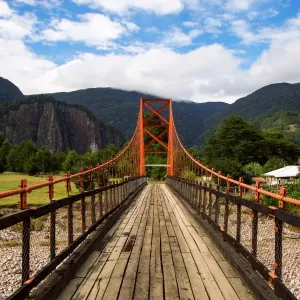 The Beautiful Countryside of Puerto Chacabuco in Aysen Province, Aysen del General Carlos Ibanez del Campo Region, Chile, South America The Beautiful Countryside of Puerto Chacabuco in Aysen Province, Aysen del General Carlos Ibanez del Campo Region, Chile, South America