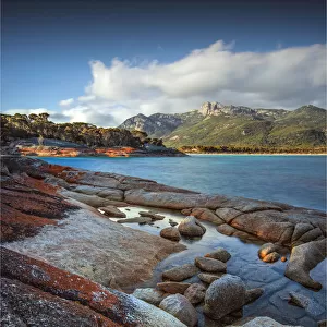The beautiful and very scenic area known as Trousers point, near Lacotta, Flinders Island, part of the Furneaux group, eastern Bass Strait, Tasmania