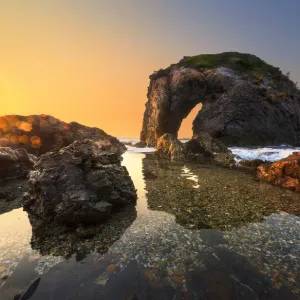 Bermagui, Horse head, rising sun Bermagui, Horse head, rising sun