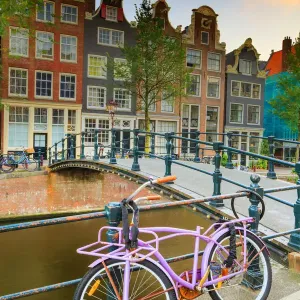 Bikes and Amsterdam canals
