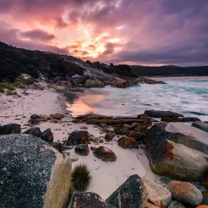 Binalong Bay at Mount William National Park, nBay of Fires, Tasmania Binalong Bay at Mount William National Park, nBay of Fires, Tasmania