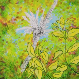 Bird Nest Fern and Palm Trees Print Bird Nest Fern and Palm Trees Print