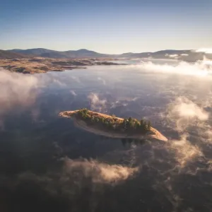 Birds Eye view Lake Jindabyne Birds Eye view Lake Jindabyne