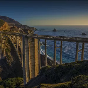 Bixby bridge, Californian coastline, United States