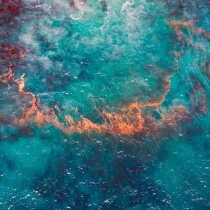 Kalbarri Ocean Texture Print, Western Australia