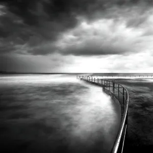 Black and White Collaroy Beach View