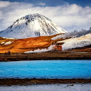 Blue Lake and Geothermal Energy Plant Blue Lake and Geothermal Energy Plant