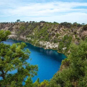Blue Lake at Mt Gambier Print