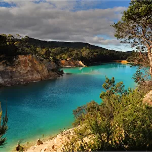 The blue Lake, Pioneer, north west Tasmania, Australia