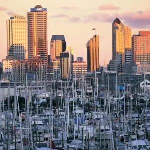 boats, modern, city, congestion, transport