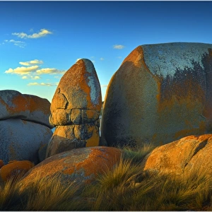 Boulders and rock formations at Marshall bay, Flinders Island, Bass Strait, Tasmania